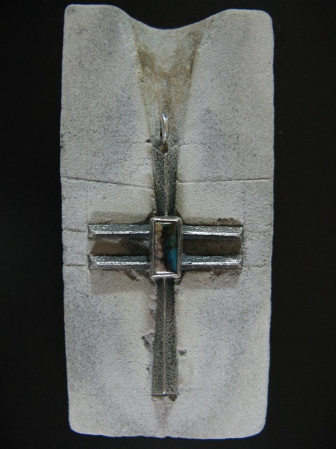 Aaron Anderson Bisbee Cross pendant