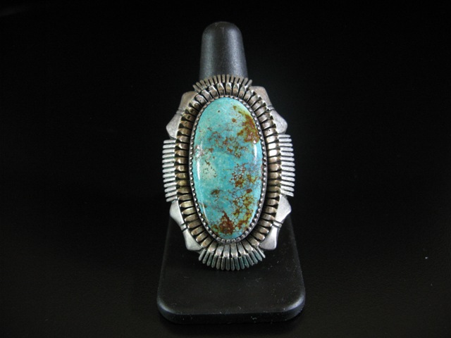 Ajax Turquoise Contemporary Ring 10