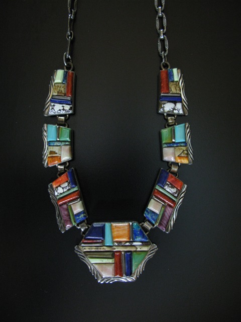 Melvin Cleveland Inlay Necklace
