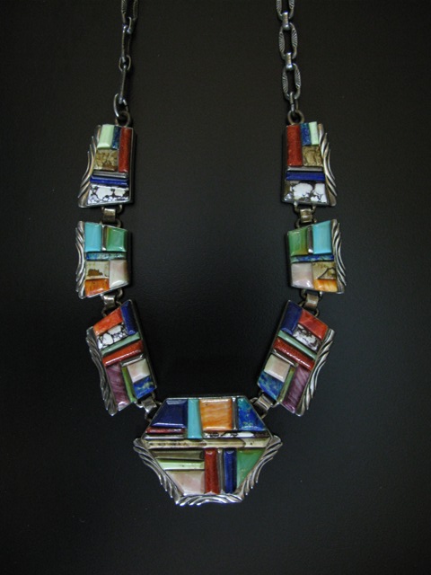 Melvin Cleveland Inlay Necklace
