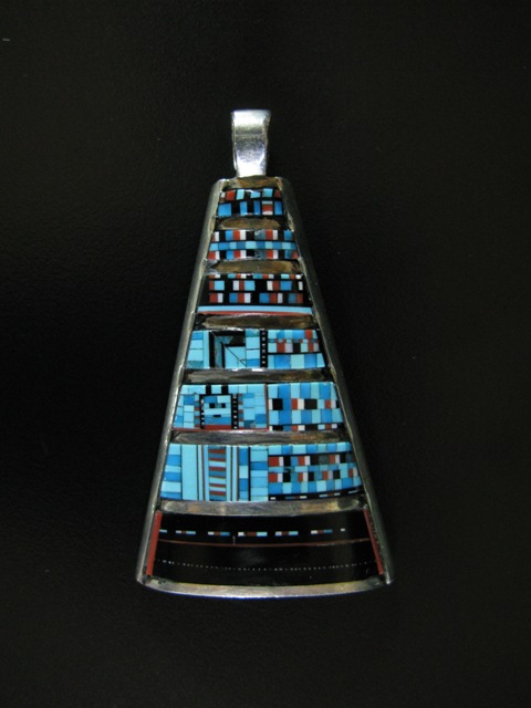 Carl and Irene Clark Triangular Pendant