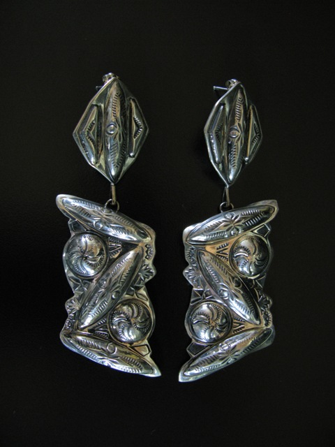 Dakota Willie Repousse Earrings