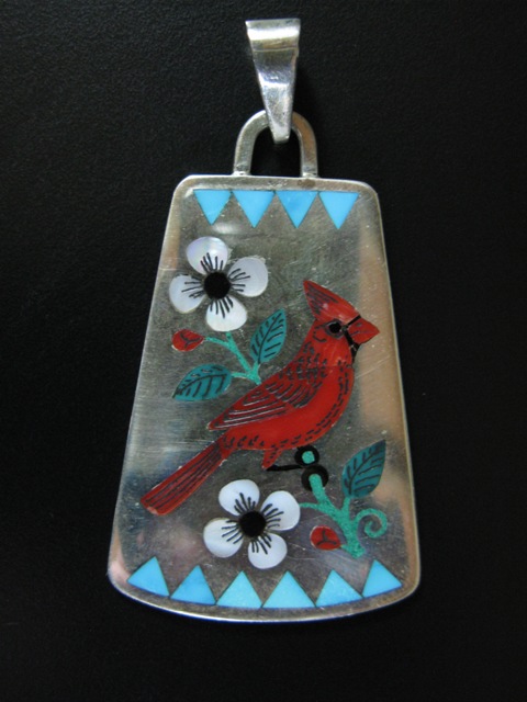 Ruddell and Nancy Laconsello Cardinal Pendant