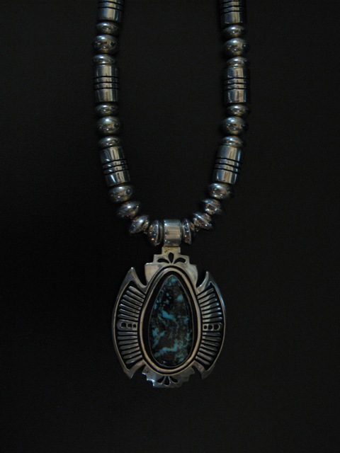 Steven J Begay Nevada Blue Pendant Necklace