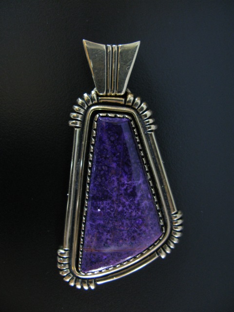 Harvey Mace 14k Gold Sugalite Pendant