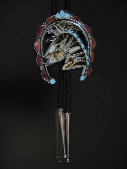 Cowrie Shell Horse Bolo