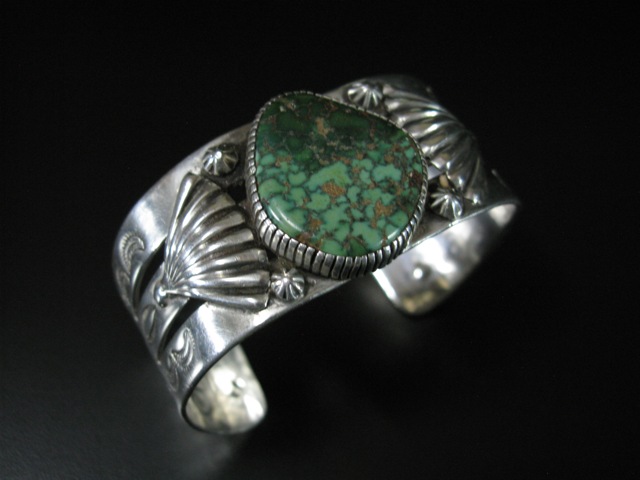 Jack Adakai Green Turquoise Bracelet 6.75g