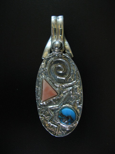 Teddy Draper Double Sided Pendant side 2