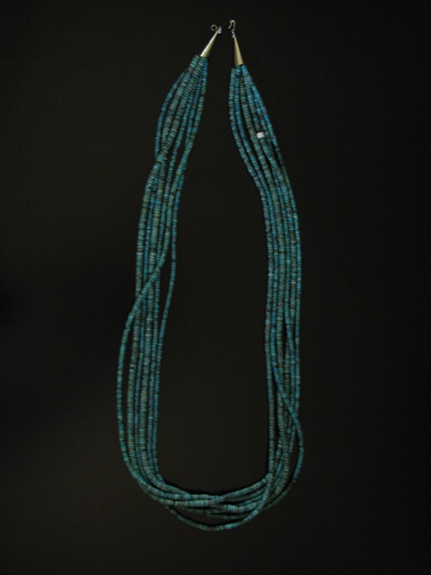 Six Strand Kingman Bead Necklace