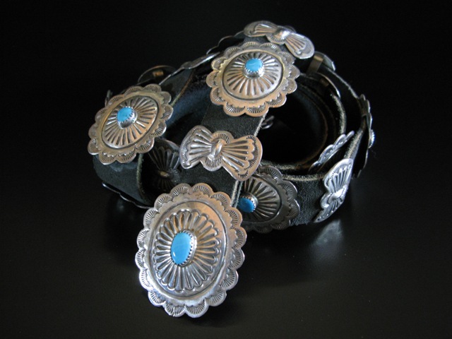 Sleeping Beauty Turquoise Small Concha Belt