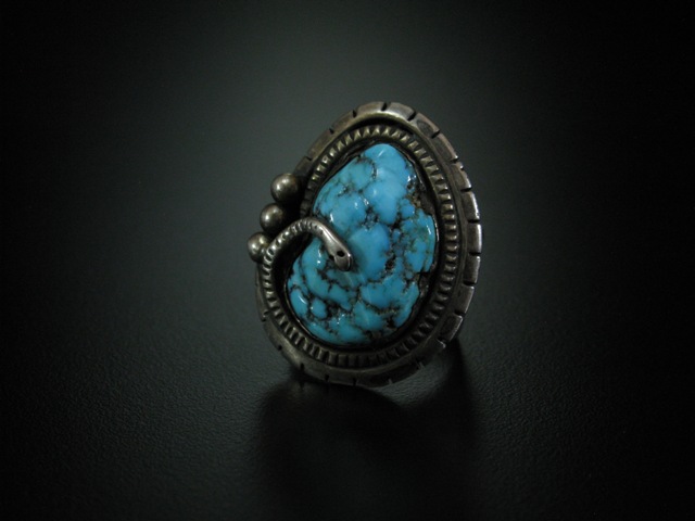 Vintage Snake Nugget Ring 10.5