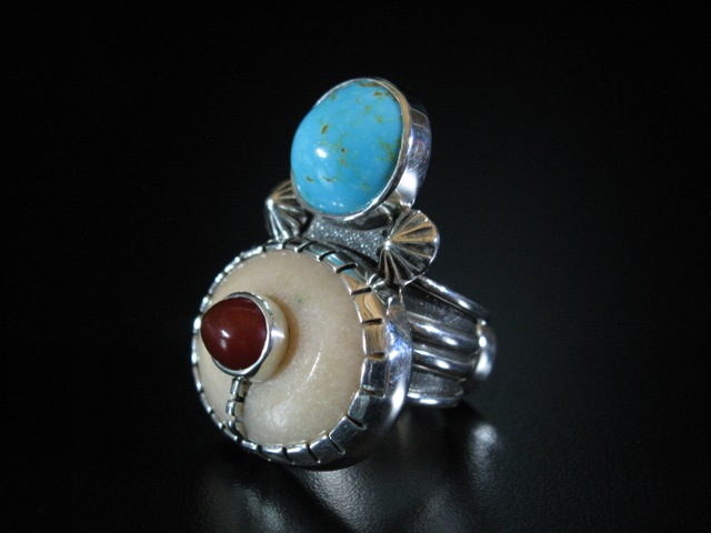 Vernon Begaye Contemporary Ring 8