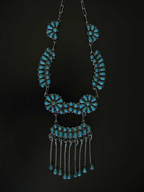 Vintage Zuni Petite Point Necklace