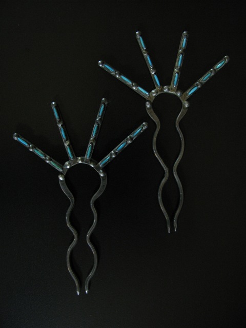 Zuni Needlepoint Hair pins