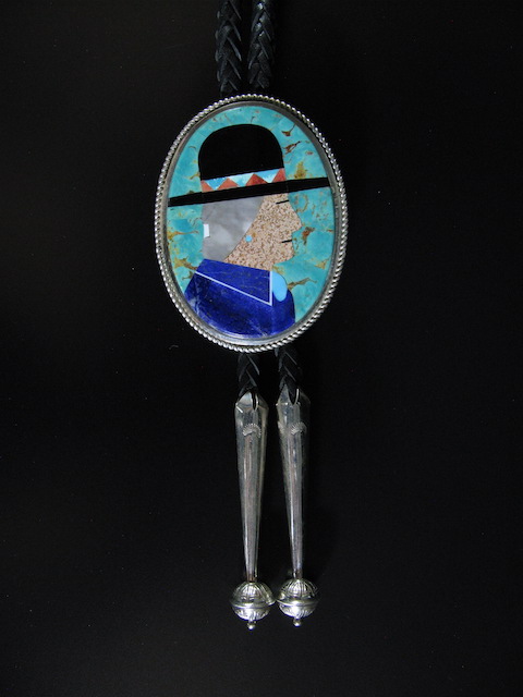 Calvin Desson Navajo Man in Hat Bolo