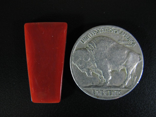 Coral Red Trapezoidal 7 ct