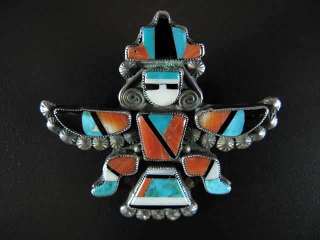 Early Zuni Knifewing Pin