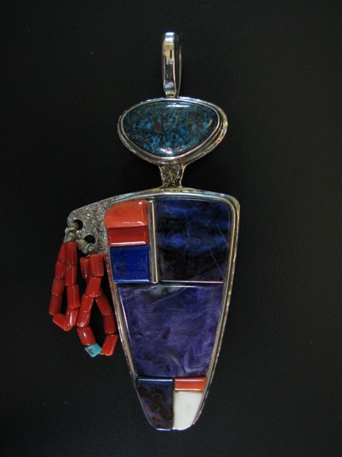 Lyndon Tsosie Lady pendant