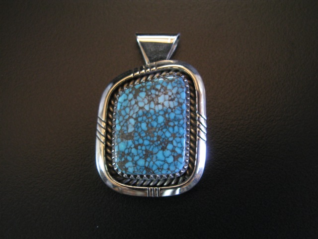Rare Red Mountain Web Pendant