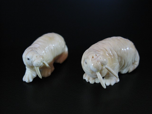Inuit Ivory Walrus Carving
