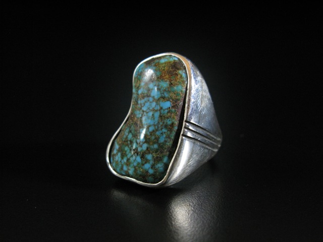 Sam Begay Web Turquoise Ring 9.5